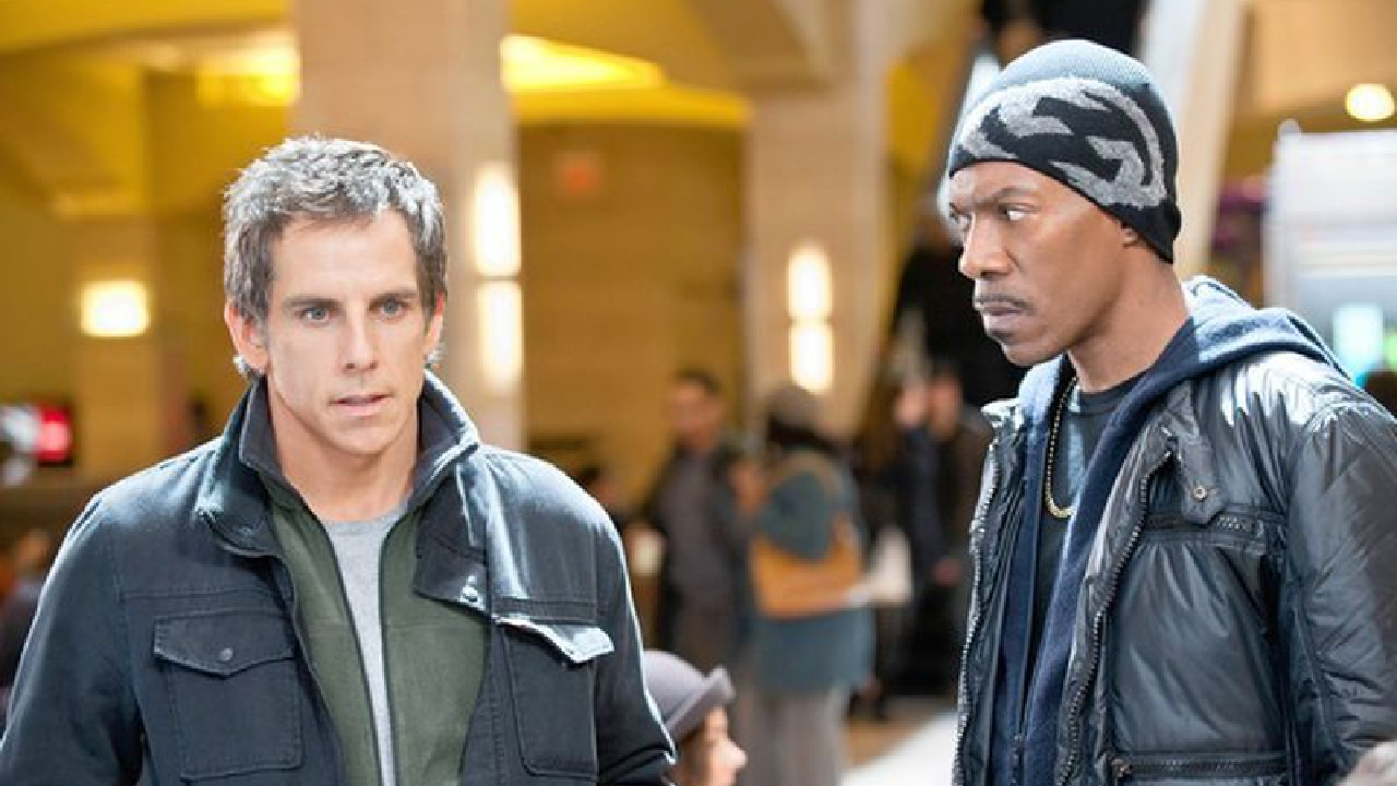 Ben Stiller and Eddie Murphy in Tower Heist.