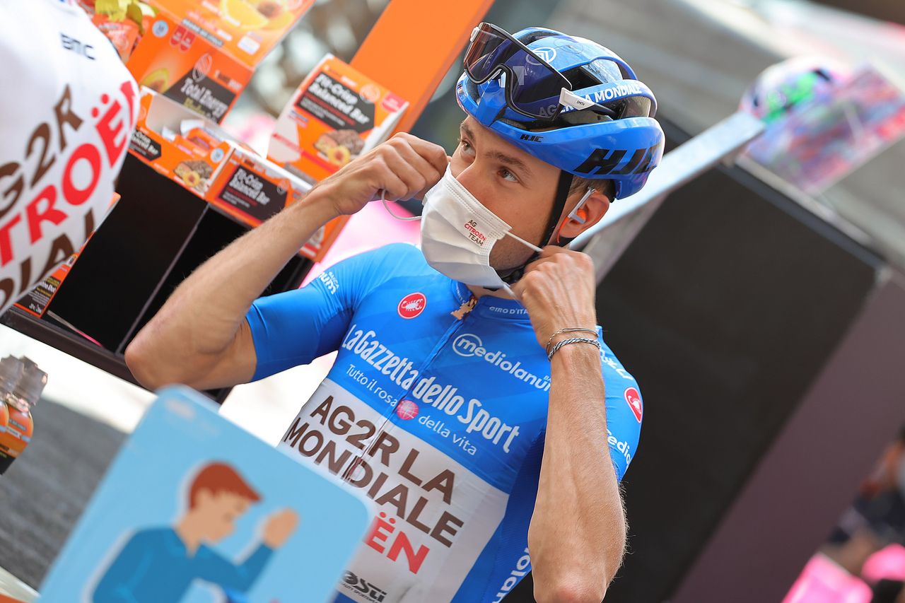 Giro dItalia 2021 104th Edition 18th stage Rovereto Stradella 231 km 27052021 Geoffrey Bouchard FRA AG2R Citroen Team photo Ilario BiondiBettiniPhoto2021