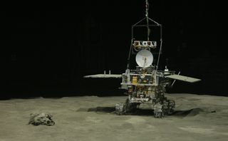 China's Yutu moon rover, part of the Chang'e 3 lunar landing mission launching in December 2013.