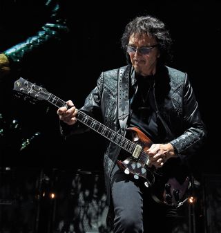Tony Iommi onstage in New York last year. “No one can touch him”