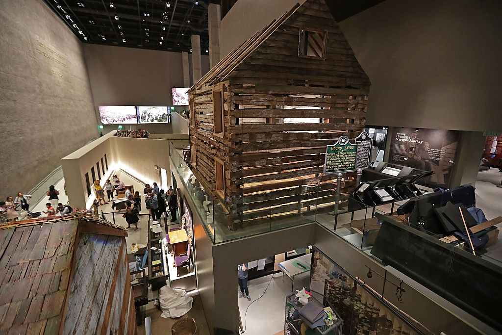 An exhibit inside the new National Museum of African American History and Culture