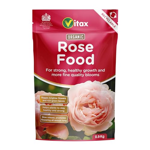 Vitax Ltd 6orf901 Vitax Organic Rose Feed 0.9kg Resealable Pouch