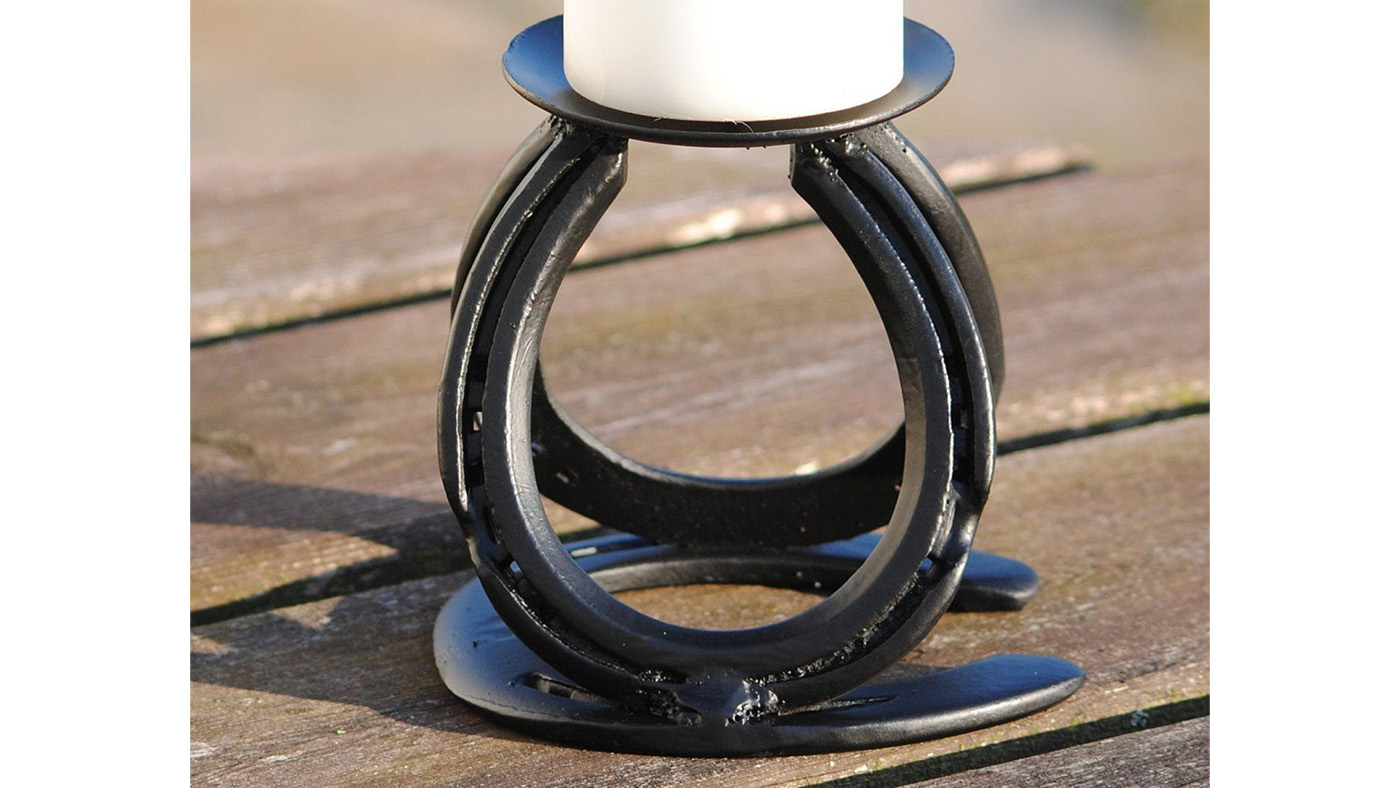 Horseshoe candle holder horseshoe wedding gifts