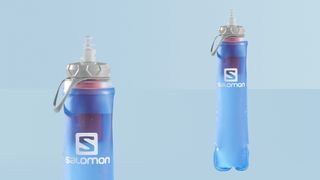 Salomon SOFT FLASK XA FILTER water bottle on blue background