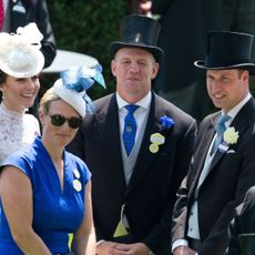 The Prince and Princess of Wales and Mike and Zara Tindall attend Royal Ascot