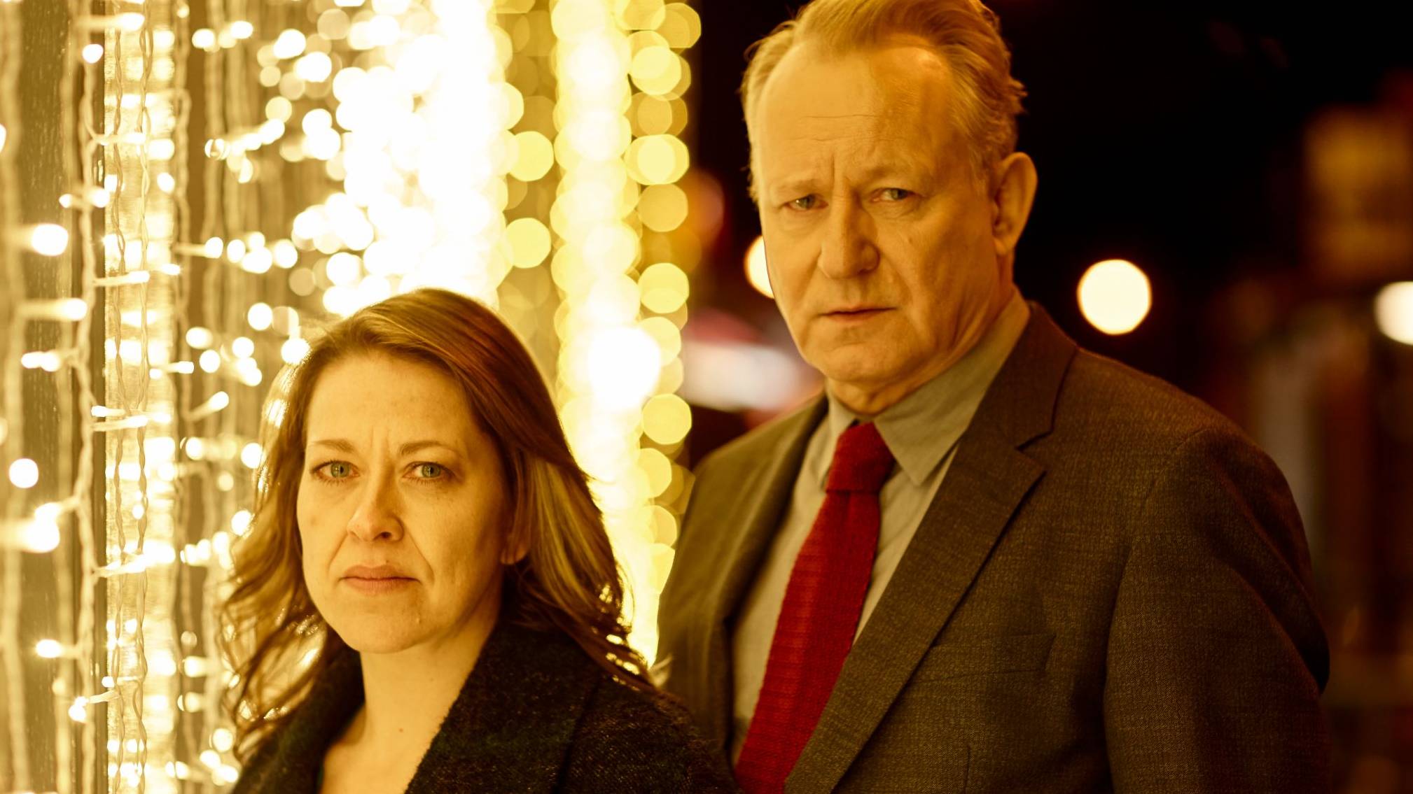 River stars Nicola Walker and Stellan Skarsgård