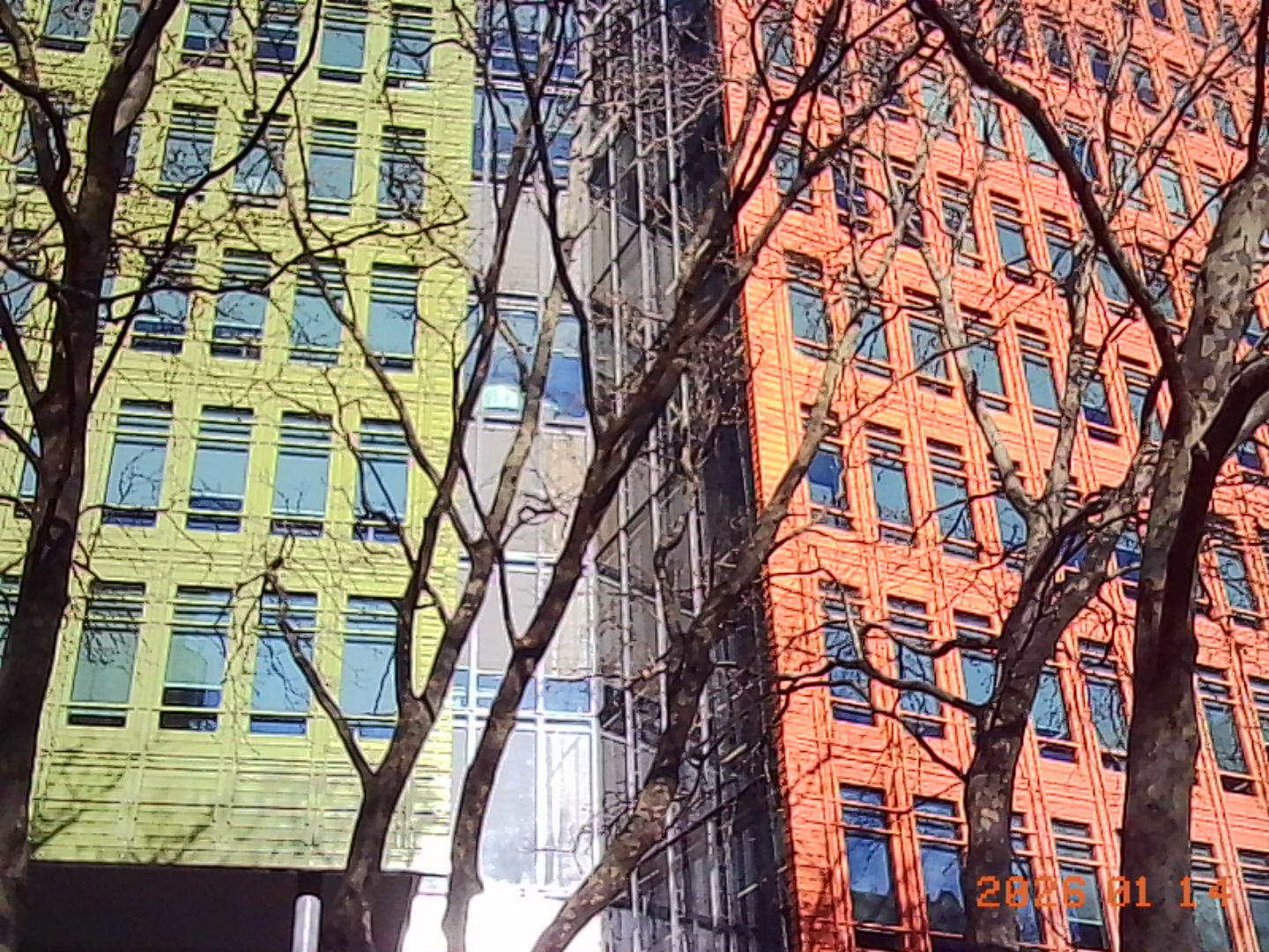 Kodak Charmera sample gallery: brightly colored high rises