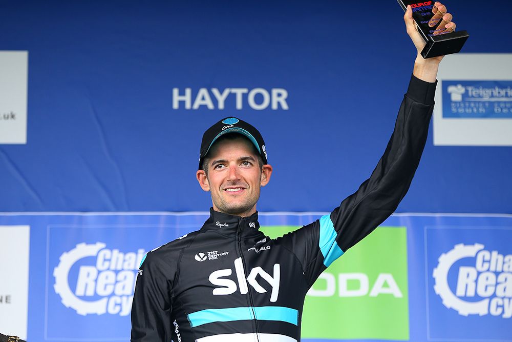 Tour of Britain stage 6 winner Wout Poels