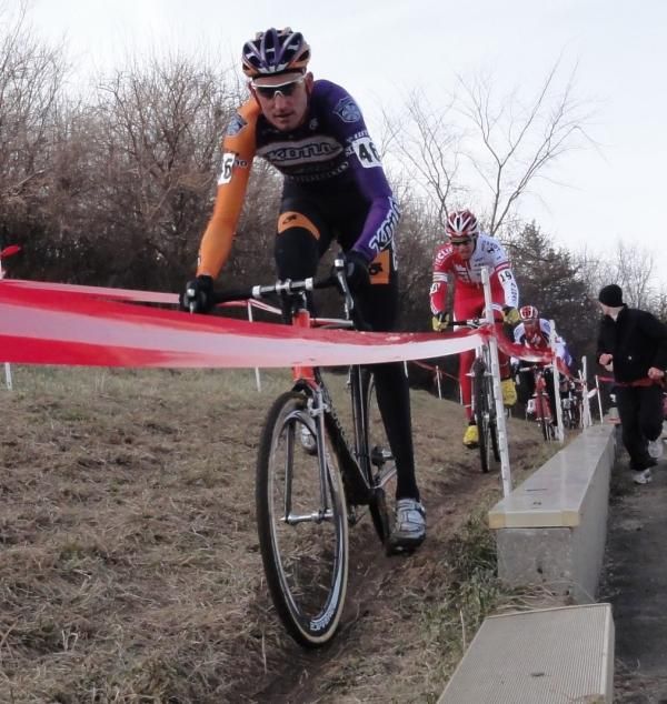 Trebon leads the pack in Iowa.
