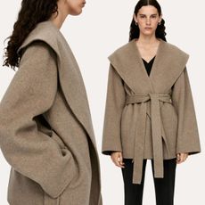 Arket double face wrap coat