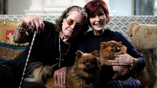 Ozzy Osbourne and wife Sharon back at home just before his death in July this year