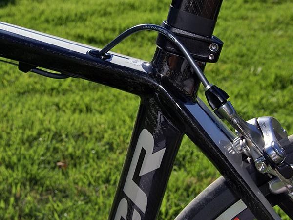 The trick rear brake cable routing