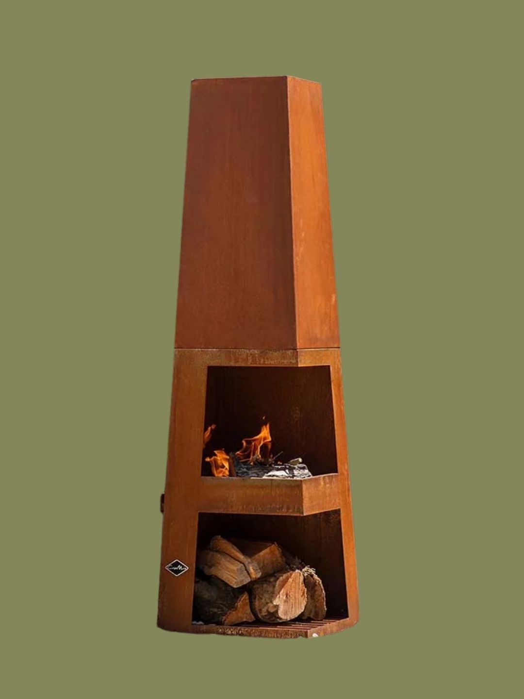 Atkin &amp;amp; Thyme, Casa Mia Tempo Wood-Burning Chiminea