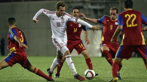 Aaron Ramsey Wales v Andorra