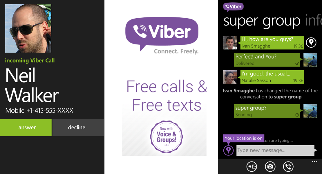 Вайбер на нокиа люмия. Viber incoming Call. Viber Voice message. Голос для вайбер. Группа вайбер работа