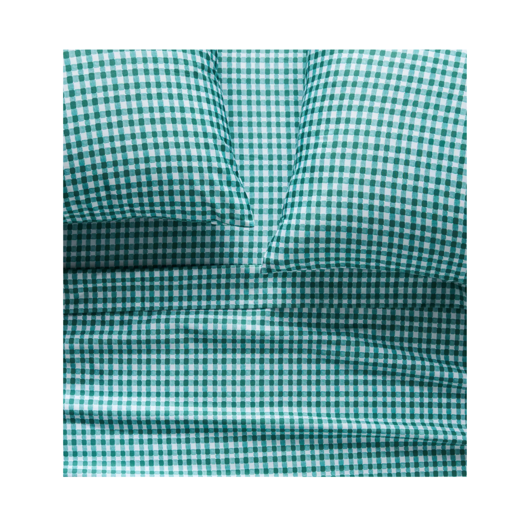 The Organic Cotton Sateen Printed Sheet Set by Maeve