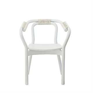 white knot chair