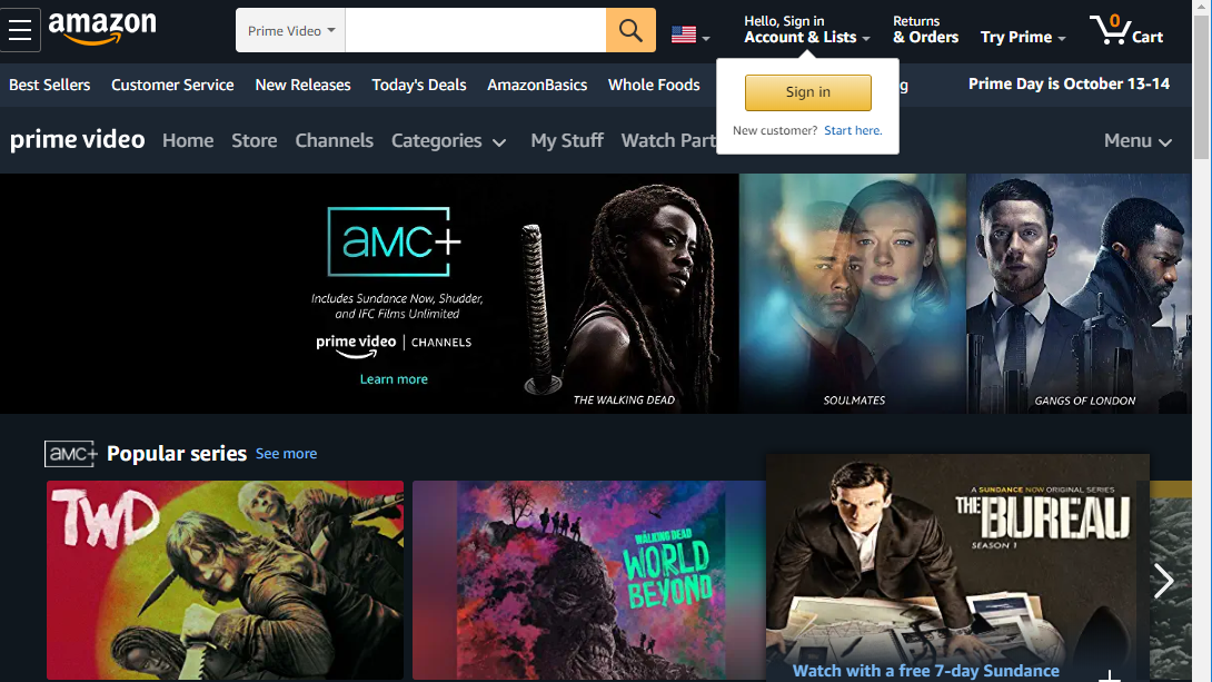 AMC Plus Now Available Via Apple, Prime Video Next TV