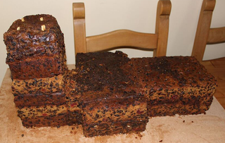 Youlgrave recreated in cake by Lynn Nolan