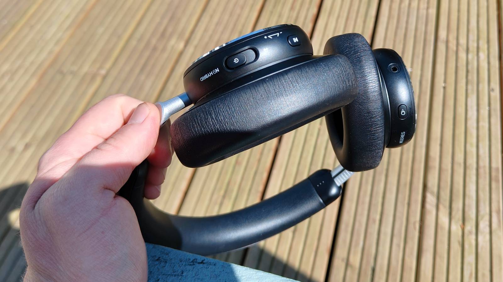 The AKG N9 on a wooden floor.