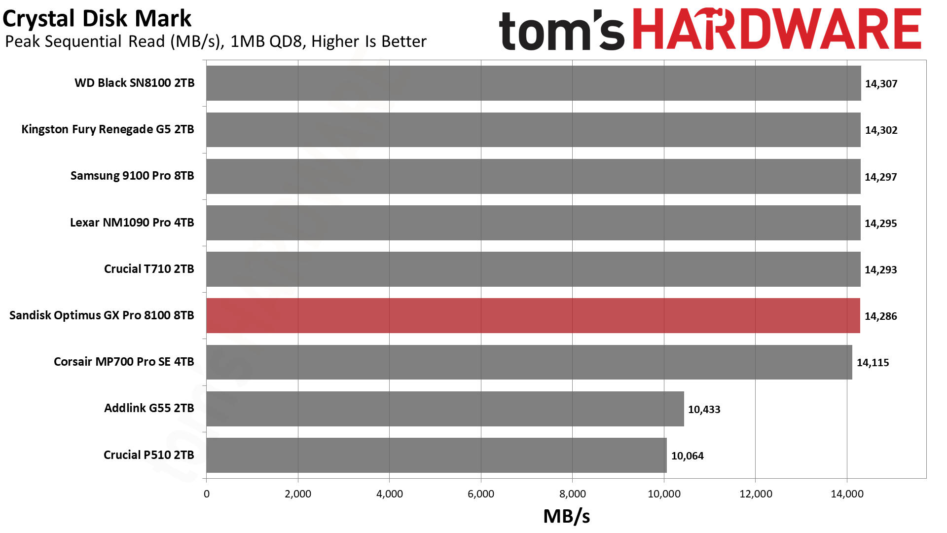 SanDisk Optimus GX Pro 8100 8TB SSD