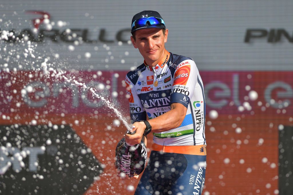 Sprint winner Damiano Cima