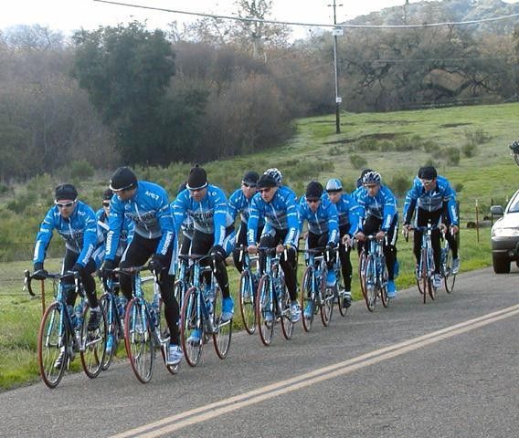 The team hits the road in Solvang