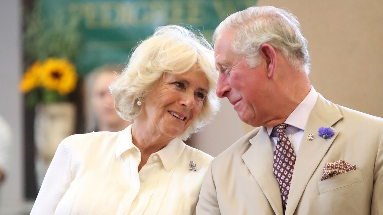 King Charles and Queen Camilla on a visit to Wales