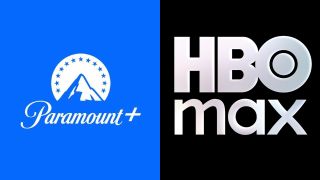The Paramount+ and HBO Max logos side by side