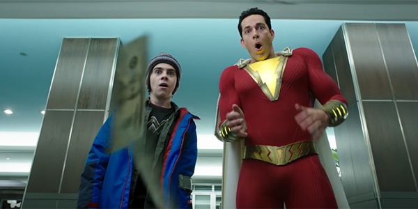 Billy and Freddy enjoying the powers of Shazam