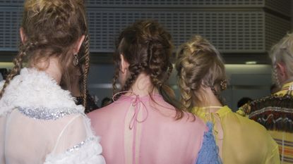 Preen hairstyle ss17