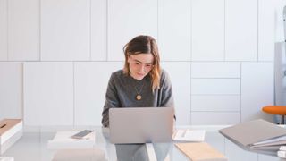 woman at laptop