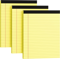 MSKKSM 8.5x11 Legal Pads 3-pack