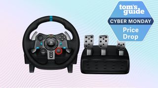 Logitech G29 Racing Wheel with a Tom's Guide Cyber Monday deals badge