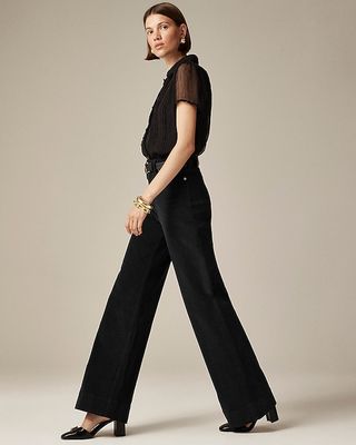 Wide-Leg Corduroy Trouser