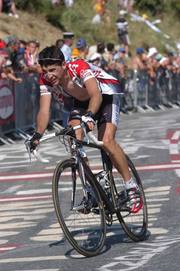 Climbing at the Tour de France in 2003