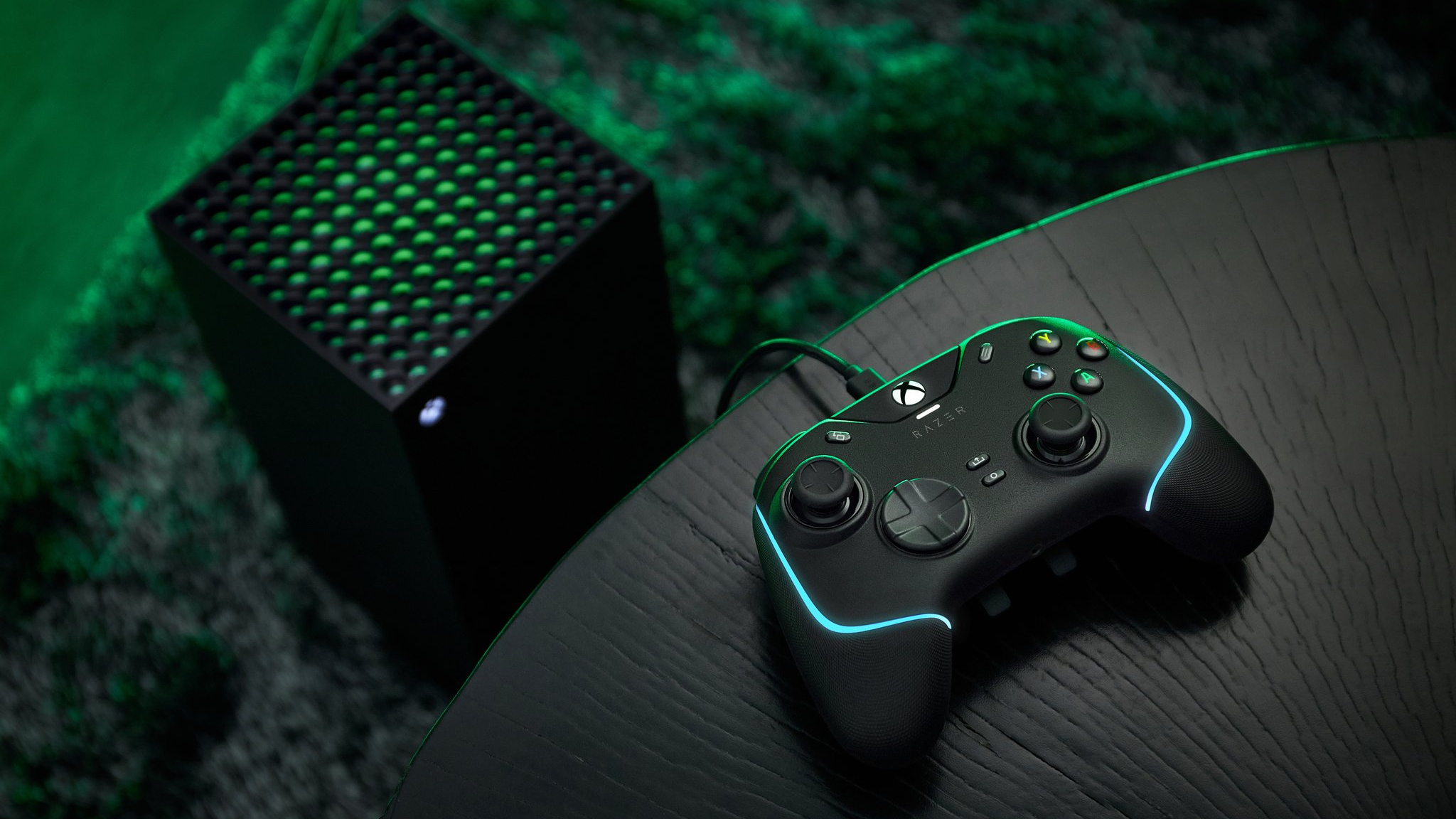 Razer Wolverine V2 Chroma Pro Xbox wired controller.