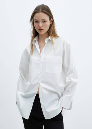 Pocket oversize shirt - Women