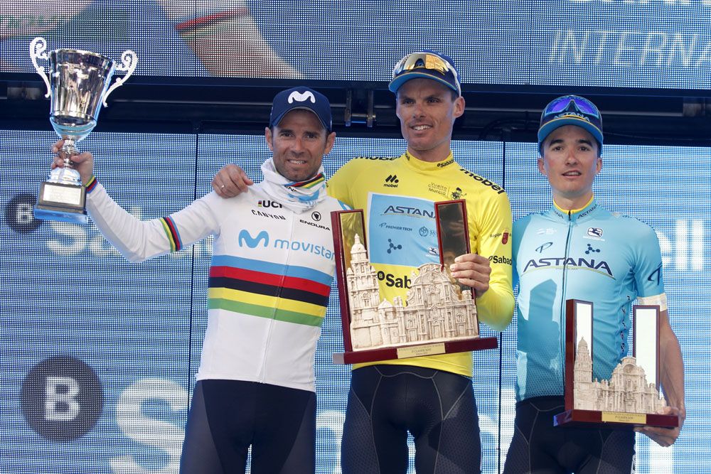 Valverde, Sanchez and Bilbao complete the GC podium in Murcia