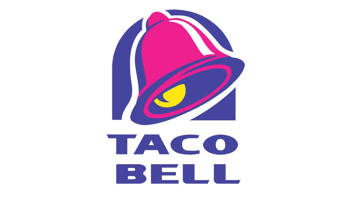 taco bell purple branding logo