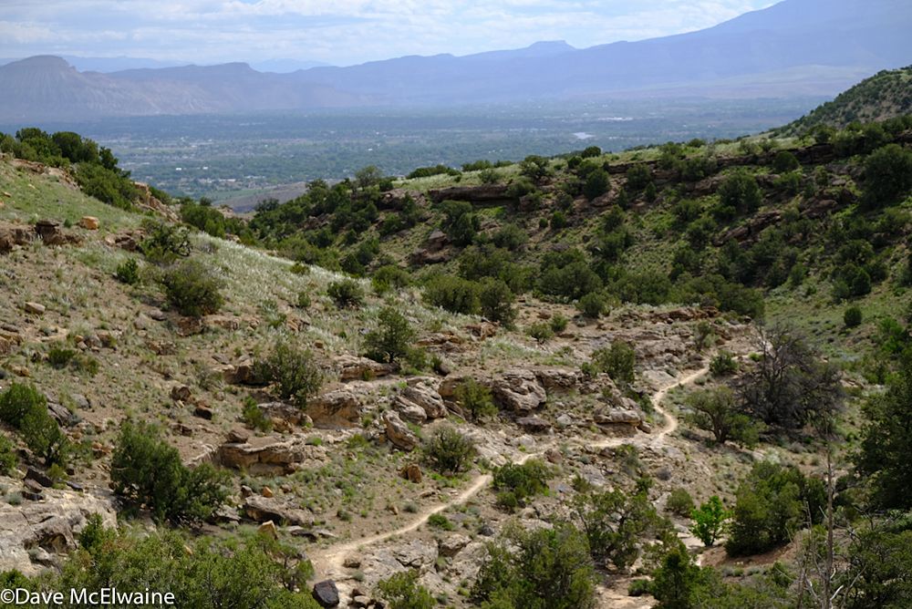 The racecourse in the mountains outside of Grand Junction is quite rugged