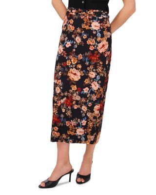 Floraas Belted Midi Skirt