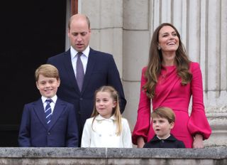 Prince George, Princess Charlotte, Prince Louis, Prince William and Kate Middleton