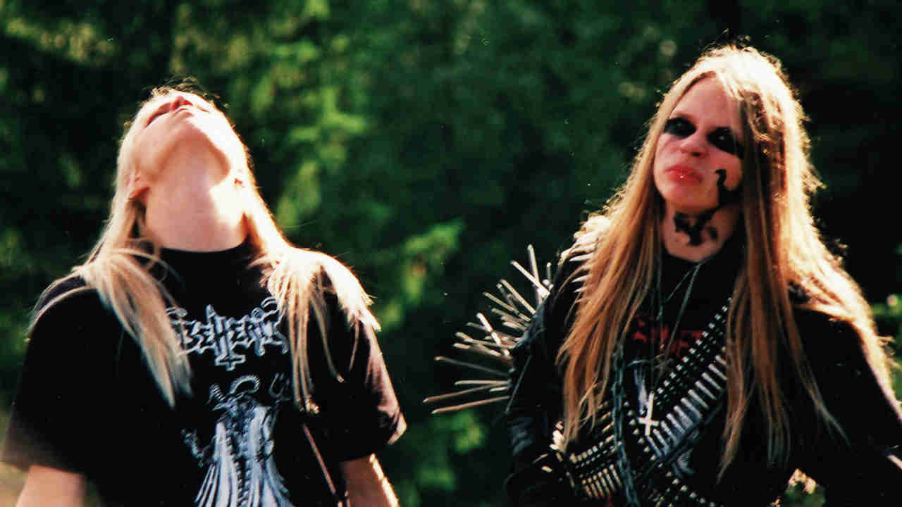 Beherit posing for a photograph in 1991