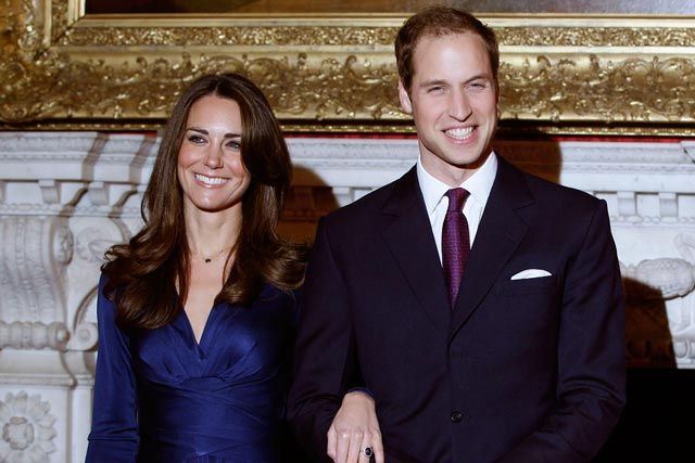 Les photos officielles des fiançailles du prince William et de Kate Middleton