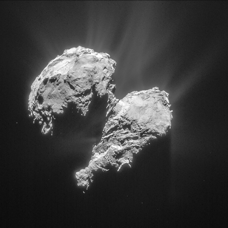 Comet 67P/Churyumov-Gerasimenko, Seen By Rosetta