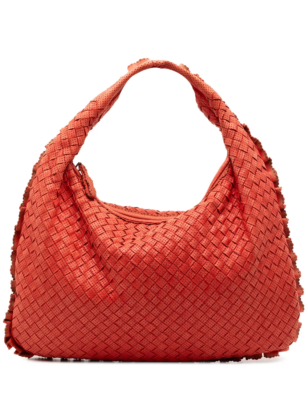 Bottega Veneta Pre-Owned 2000-2007 Small Perforated Nappa Intrecciato Veneta Hobo Bag | One Size