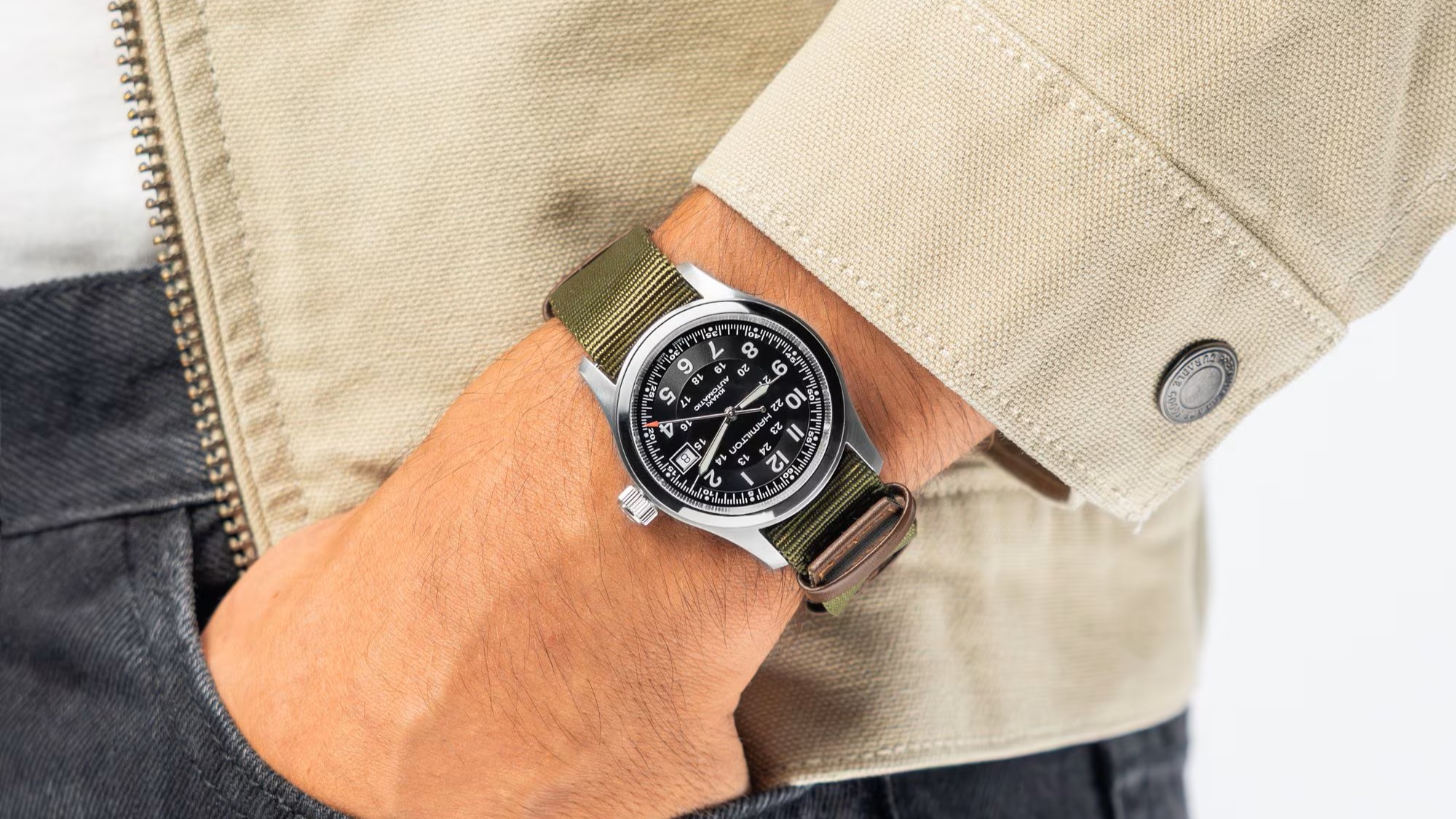 The Hamilton x Black Ops 7 watch.