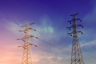 electrical transmission towers