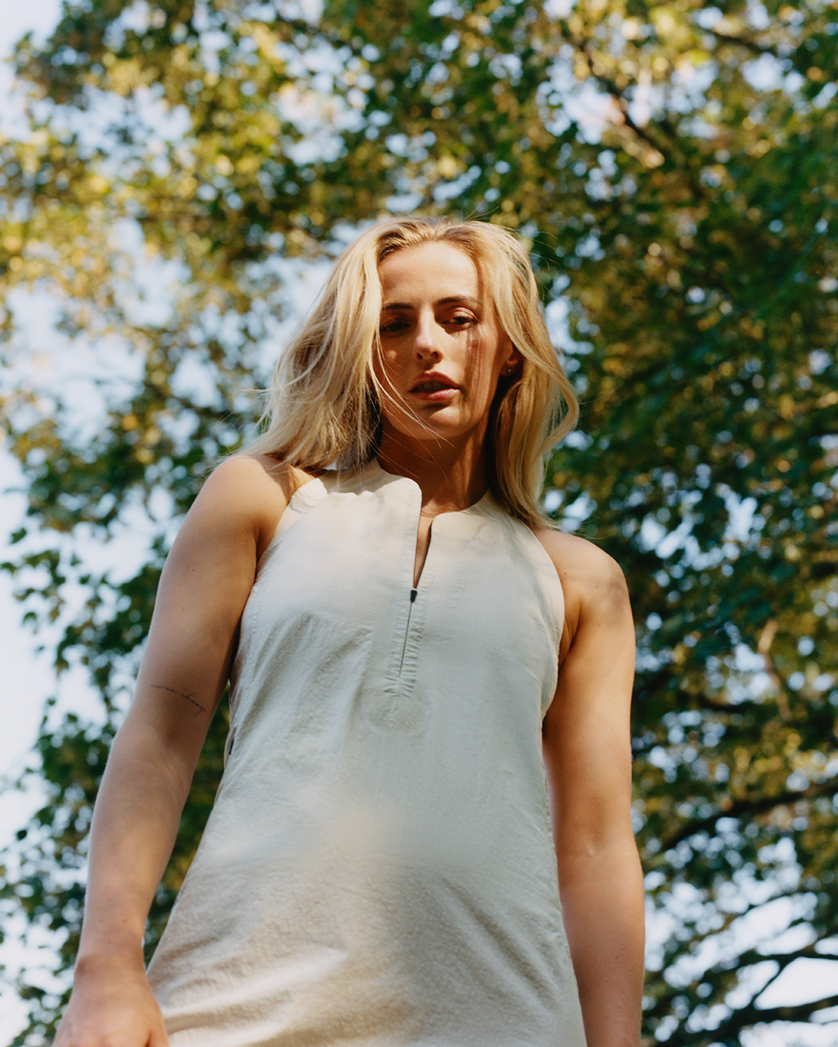 Footballer Chloe Kelly wearing Johanna Parv